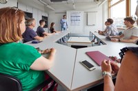 Diskussion in der Arbeitsgruppe