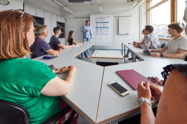 Diskussion in der Arbeitsgruppe