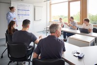 Diskussion in der Arbeitsgruppe